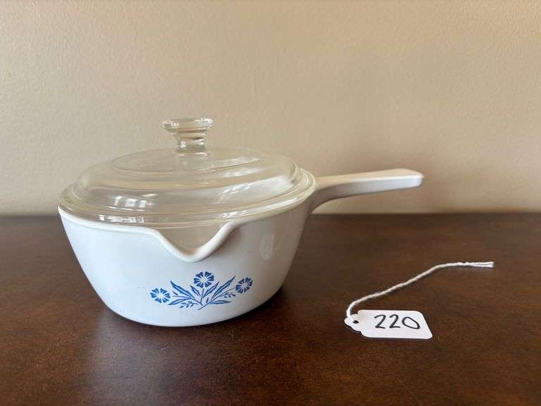 CorningWare Blue Cornflower P-82-B Menu-Ette 1 1/2 Pint Sauce Pan