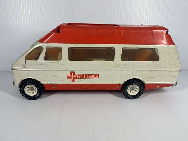 1970s Tonka Rescue Ambulance Van