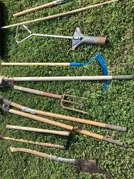 Assortment of Long Handle Tools