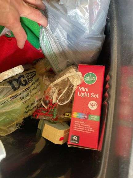 LARGE ASSORTMENT OF CHRISTMAS SUPPLIES