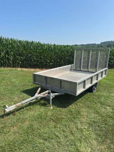 Aluminum 6x10 Bumper Hitch Trailer