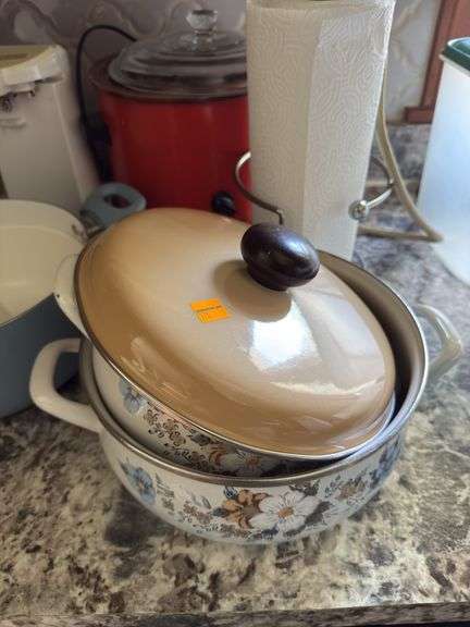 CROCKPOT, CAKE BOWLS, CUPS/WATER BOTLES, AND MORE