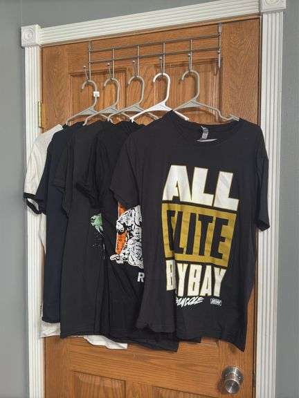 (5) Pro Wrestling Shirts (Size M)