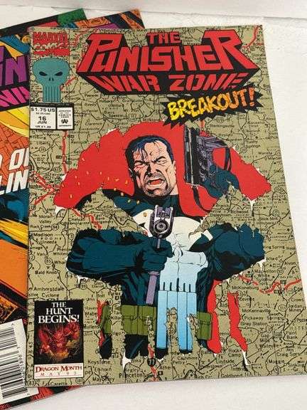 Marvel Comics The Punisher: War Zone Vol. 1 #’s 1, 2, 3, 16, 18, and 20
