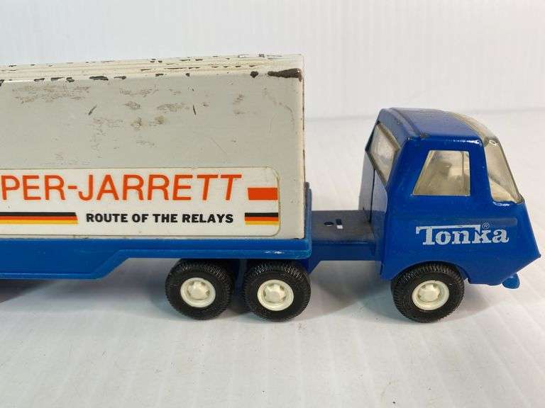 1979 Tonka Copper-Jarrett Semi Truck and Trailer