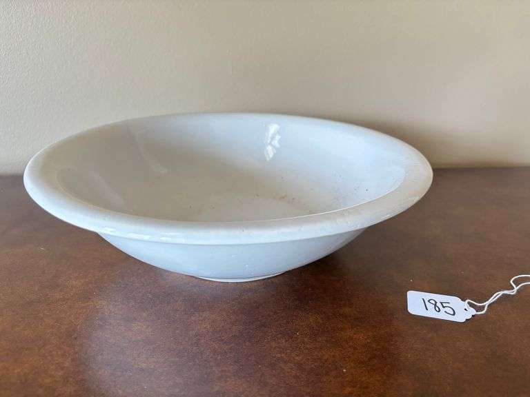 White Serving Bowl