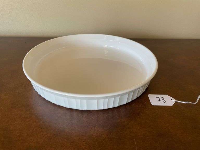Corning Ware French White Quiche or Pie Plate