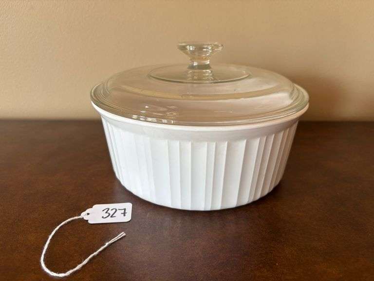 CorningWare French White Casserole Dish with Lid