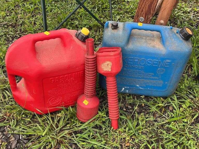 Gas Cans and Funnels