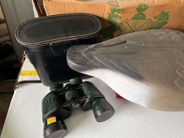 3 Herters Geese Decoys & Binoculars