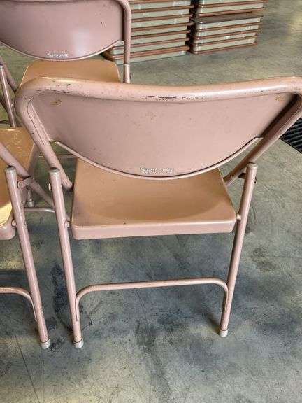 (8) Samsonite metal folding chairs - condition may vary