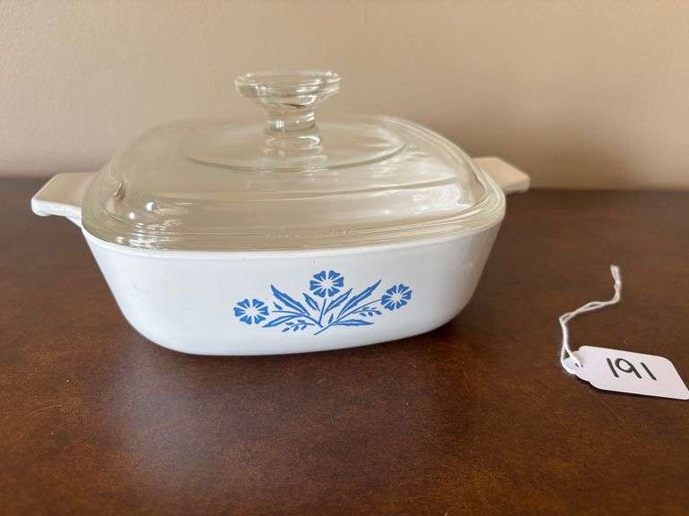 CorningWare Blur Cornflower 1 Qt. Casserole Dish with Lid