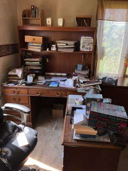 OFFICE DESK AND ALL CONTENTS