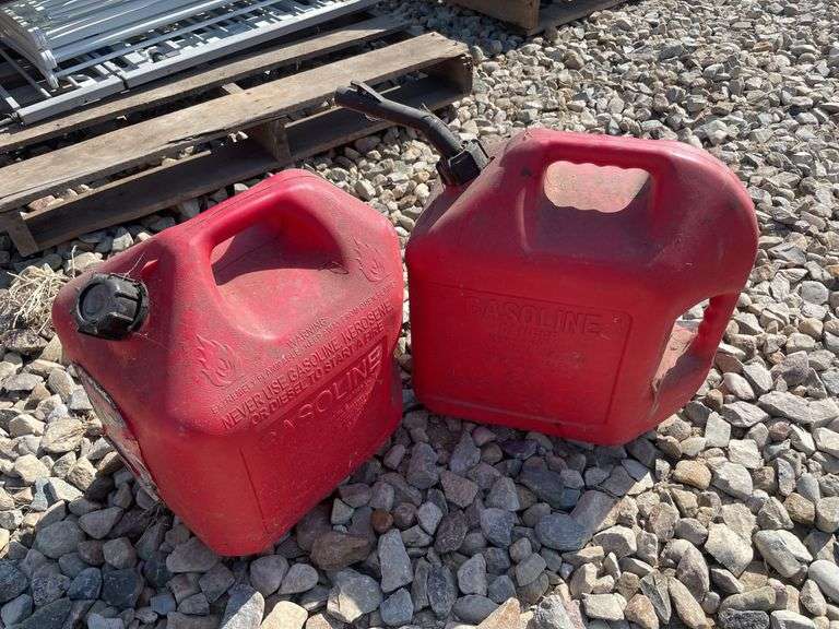 (2) 5 gallon gas cans