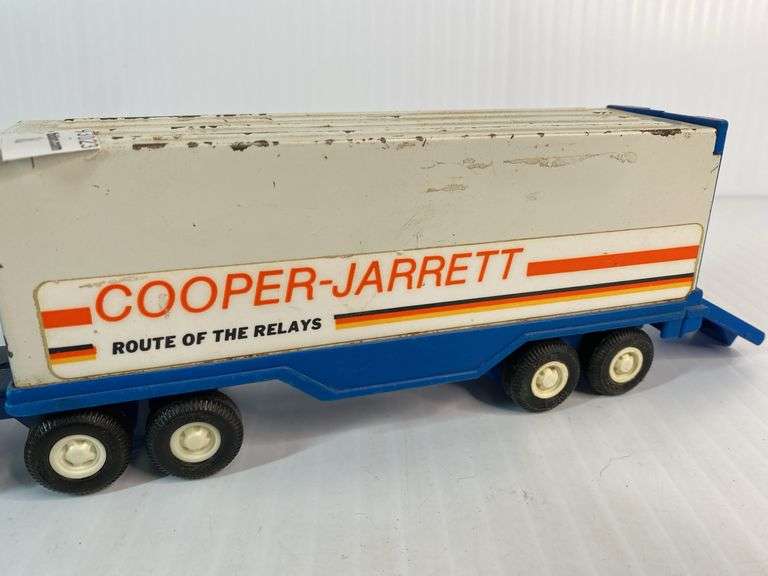 1979 Tonka Copper-Jarrett Semi Truck and Trailer