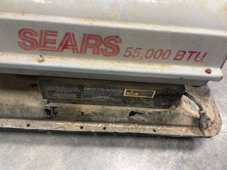 Sears 55,000 BTU kerosene torpedo heater