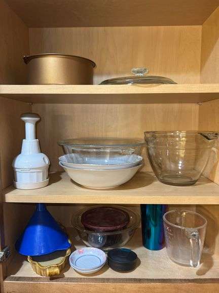 Contents of Cabinets