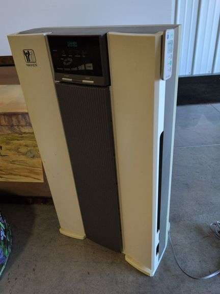 Clean-HEPA system, mirror, painting, luggage, and plastic chandelier