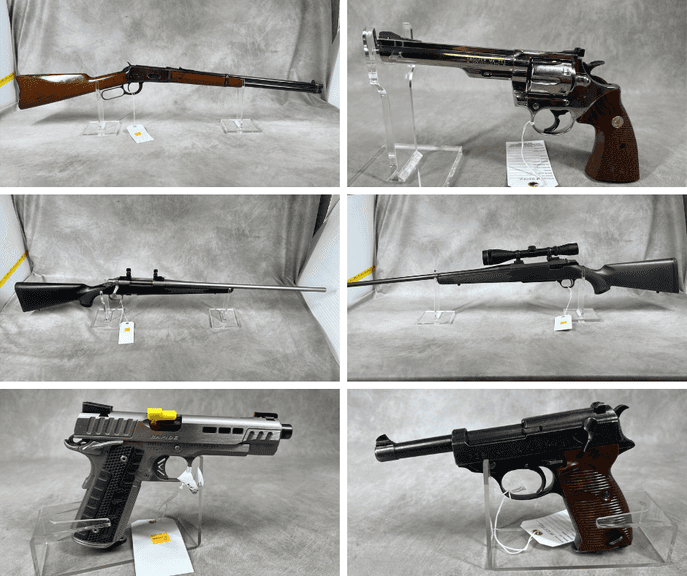 Shotguns, Rifles, Handguns...