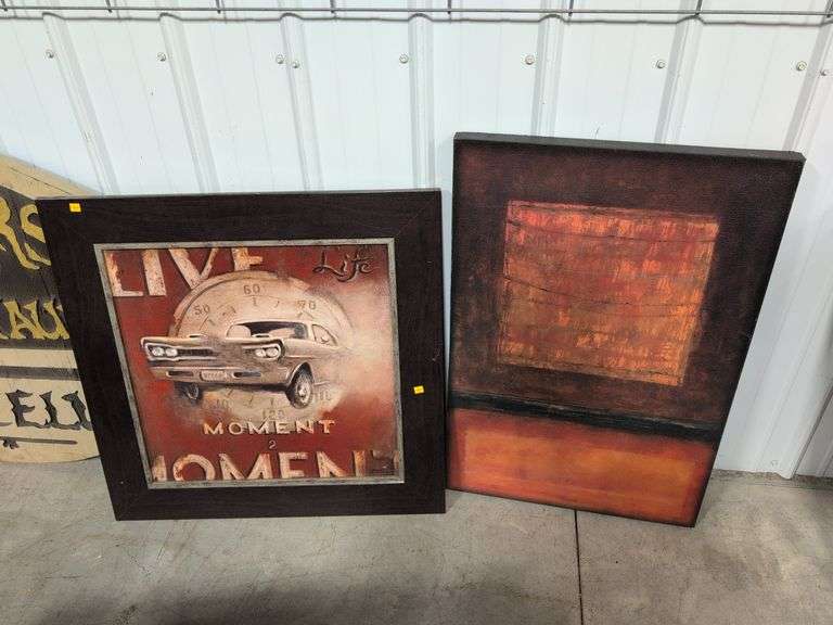 (2) decorative paintings