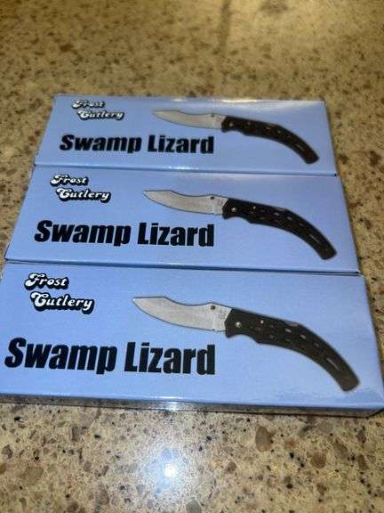 (3) Frost Cutlery Swamp Lizard Knives