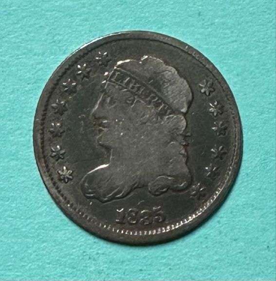 1835 Capped Bust Silver Half Dime
