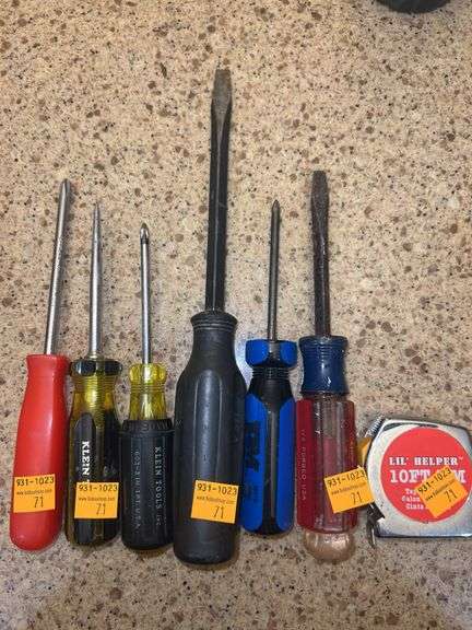 Screwdrivers and Tape Measure