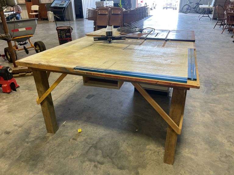 Shop Fox W1677 10" left tilting cabinet saw - works