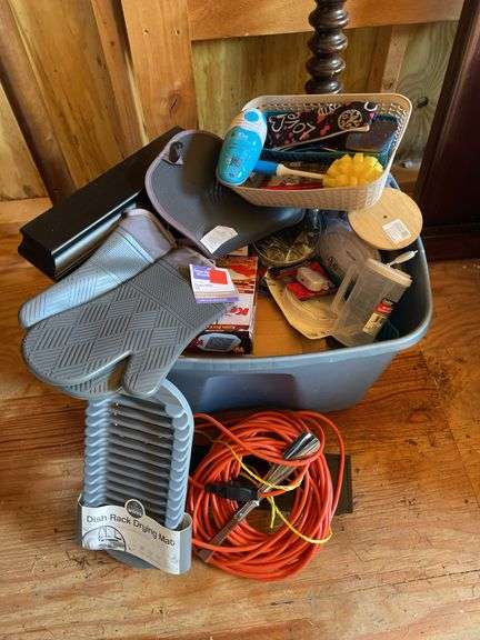 TOTE OF MISC. ITEMS
