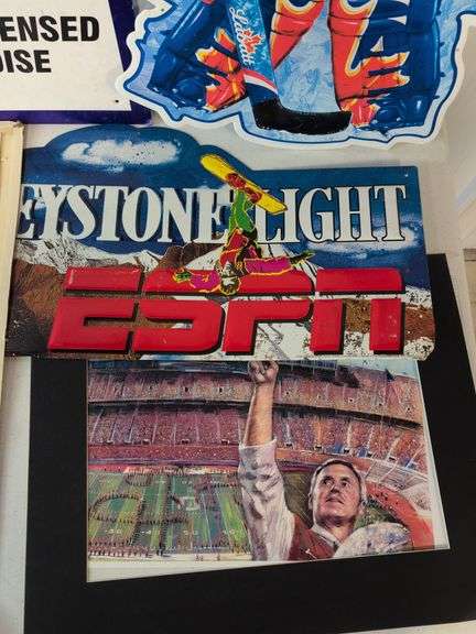 Sports signs/posters - Kentucky Derby, baseball, football, and more - some metal