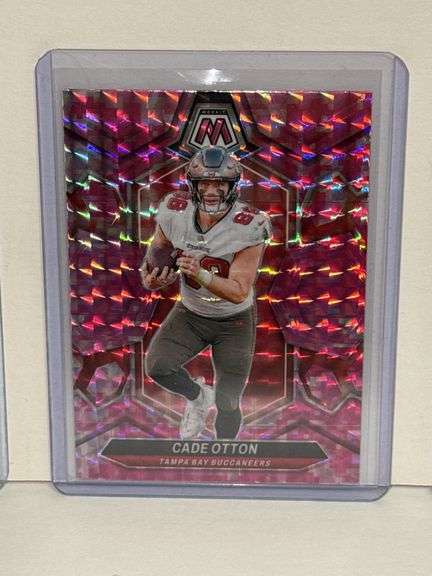 2021 Donruss Optic Rated Rookie Pat Freiermuth Blue Hyper Short Print Parallel RC, 2024 Panini Prizm