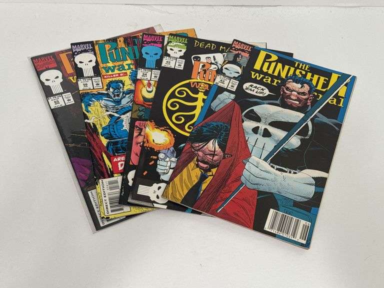 Marvel Comics The Punisher: War Journal Vol. 1 #’s 43, 45, 54, 56 and 65