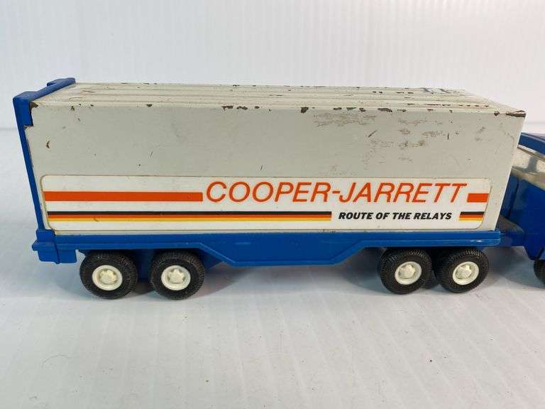 1979 Tonka Copper-Jarrett Semi Truck and Trailer