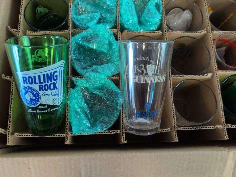 Drinking glasses and shot glasses with designs