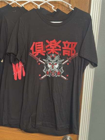 (5) Pro Wrestling Shirts (Size M)