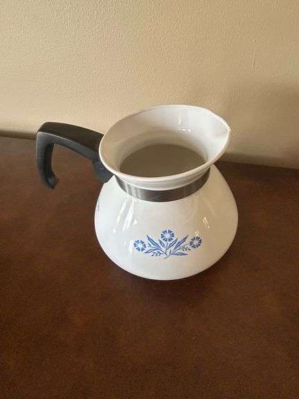 Corning Ware Blue Cornflower Coffee/Tea Pot