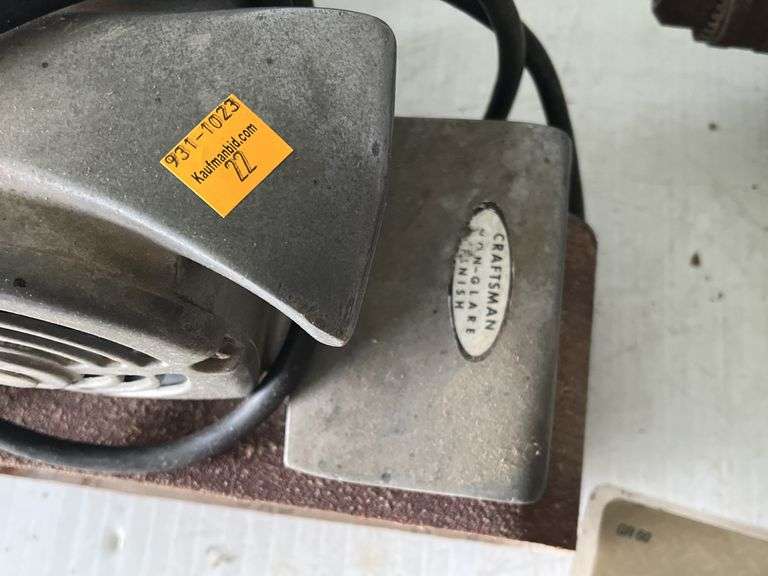 Belt Sander, Glue Gun, Drill