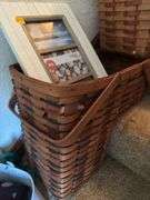 3 STAIRWAY BASKETS AND CONTENTS