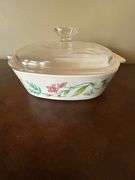 CorningWare My Garden A-2-B Casserole Dish with Lid