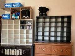 SHOE ORGANIZERS, SHOES , AND DEPENDS NEW PACKS