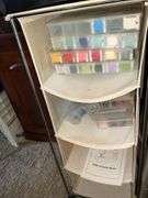 ORGANIZERS WITH CRAFT SUPPLIES