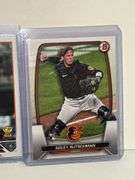 2024 Topps Bo Bichette Single Jumbo Relic Card, 2023 Bowman Gunnar Henderson RC, 2023 Topps Adley Ru