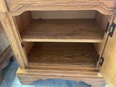 (2) matching wooden night stands