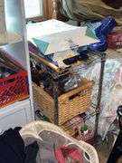 HUGE LOT INCL. TWIN BED, BASKETS, WALKER, HOME DECOR AND MORE