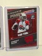 2021 Donruss Optic Rated Rookie Pat Freiermuth Blue Hyper Short Print Parallel RC, 2024 Panini Prizm