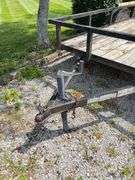 Top Brand 6x10 bumper hitch trailer w/ drop gate
