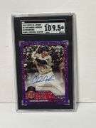 2023 Topps Chrome Update Gabriel Moreno Purple Speckle Autograph #212/299 (SGC 9.5, Auto 10)