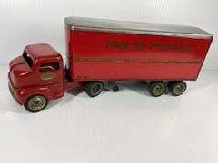 1940s/50s Tonka Toys Transport Tractor Trailer #140