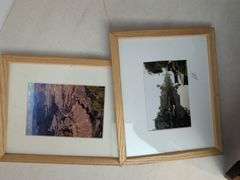 Miscellaneous books and frames photographs