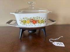 CorningWare Spice of Life Casserole Dish with Original Trivet Warmer